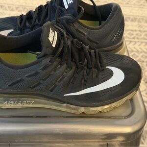 Nike Black and White Air Max Shoes
